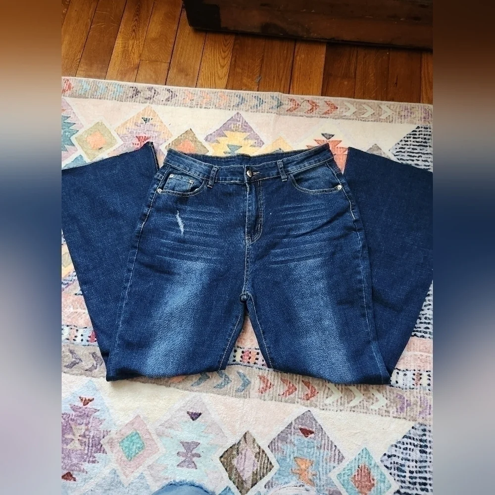 Womens wide leg jean - Picture 1 of 7